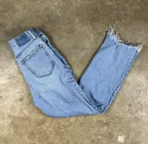 Abercrombie & Fitch Ultra High Rise KickFlare Women’s Jeans 26/2R Distressed Hem