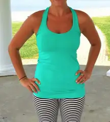 💚Lululemon Teal Green Cool Racerback Tank Top