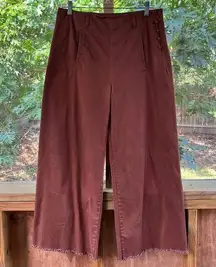 a loves a Women's Brown Wide Leg Trousers Size 12