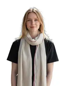 Apolis + Matteo 100% Linen Scarf Beige One Size