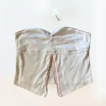 NWT Urban Outfitters Kimchi Blue Strapless Ruffle Going Out Top Women's Size M