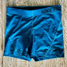 🦋 Nike Pro Dri-Fit 3” Teal Blue Training Shorts🦋 ~medium