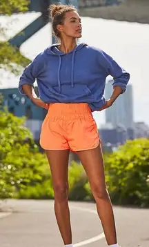 Free People FP Movement The Way Home Shorts Orange/Burning Up Size Small