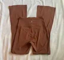 Lululemon Brown Groove Super-High-Rise Flared Pant Nulu size: 4
