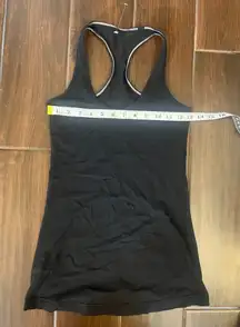 Lululemon black athletic tank racer‎ back Lulu