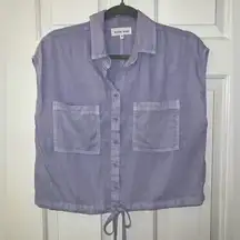 Lavender Button Up Blouse