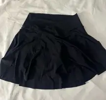 Black tennis skirt