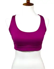 Victoria’s Secret On Point Pink/Purpls Sports Bra with strappy back size M