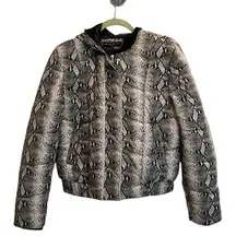 Generation Love Snakeskin Bomber Jacket NEW Size XS