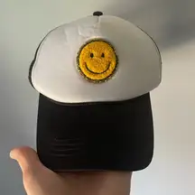 🦄DAVID AND YOUNG Smiley Patch Meshback Baseball Cap, OS