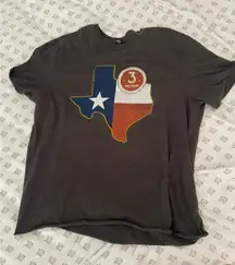 Grey and red Texas shirt