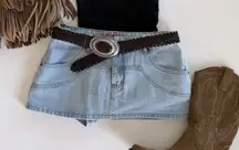 Edikted Mini Skirt Denim