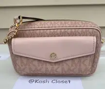 MK MD Pocket Camera Crossbody - Powder Blush Multi