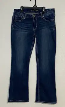 Express Women's Dark Blue Boot Cut Jeans