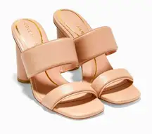 Cole Haan  Beige Reina Hill Slide Sandal size 9.5 NWOB