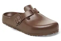NWOT Birkenstock Boston Eva Essentials Rubber Clogs in Roast / Dark Brown