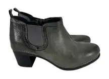Dansko Harlene Ankle Boots Waxy Burnished Gray Booties