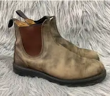 Rustic Brown Chelsea Boots