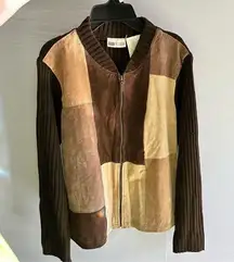 Vintage Faded Glory Brown Ribbed Sweater