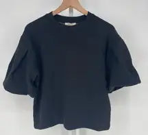Madewell Puff-Sleeve Sweatshirt Tee Size XS