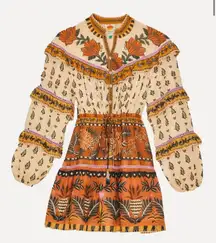 Farm Rio Mini Long Sleeve Dress