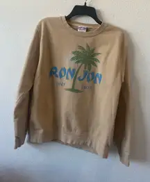 Ron Jon’s Tan Crewneck Size M 