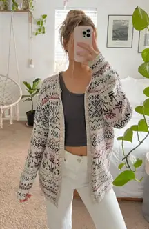 Wool Cardigan Sweater