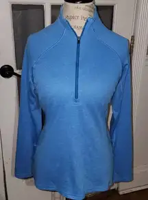 Patagonia‎ Womens Blue Capilene 3 1/4 Zip Pullover Small