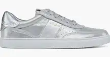J/Slides Tinsley Metallic Silver Sneaker