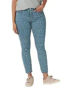 NWT! Jen7 by 7 for All Mankind Ankle Skinny - Sunrise Leopard Size 8