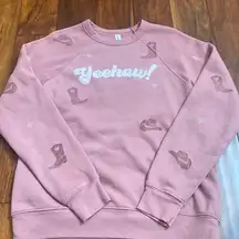 Yeehaw! Bella Canvas Sweatshirt. Size Medium.