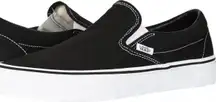 NIB Vans Slip-On: Black with White Soles, Women’s Size 7, Men’s Size 5.5