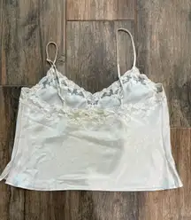 Ivory Satin & Lace Camisole 