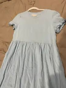 PacSun Baby Doll Blue Dress