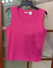 Laura Ashley Pink Vintage Tank Top - Size Small
