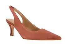 Flattered Franchesca Slingback Heels in Rust 37 Womens Pumps Shoes
