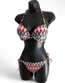 VICTORIAS SECRET 34B  ADD 2 SIZES BOMBSHELL,PUSHUP BIKINI SET B103