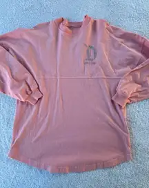 Disneyland Peach Pink Glitter Spirit Jersey Size XS