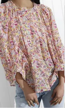 APiece Apart  Everlasting Floral‎ Top Slipper Size 0 XS Pink Feminine Romantic