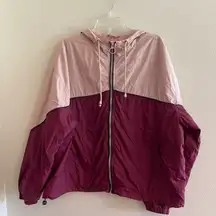 Windbreaker Zip Up Hooded Jacket