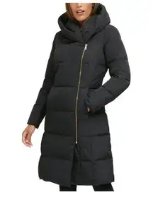 COLE HAAN Signature Asymmetrical Pillow-Collar Down Puffer Coat size Small (c2)