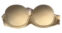 Victoria Secret PINK Strapless Multi Way Push Up Bra 34A Nude Beige