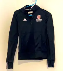 Adidas climatelite Bradley University quarter zip pullover sz xs