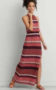 Soft & Sexy high neck boho maxi dress size large