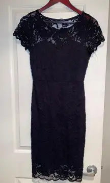 Black Lace Cocktail Dress