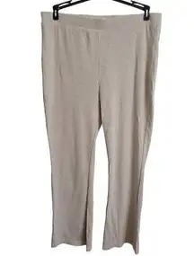 Pink Republic Size XL Thermal Like Ribbed Lounge Pants Pj Bottoms in Tan Heather
