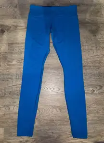 Lululemon RARE Reversible Full length Leggings blue/Black Size 8