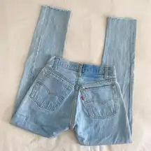 Light Wash 501 Vintage Levi Jeans