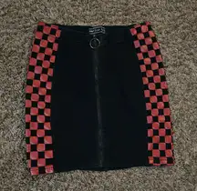Checkered skirt