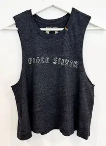 Spiritual Gangster Peace Seeker Tank Top Size Small